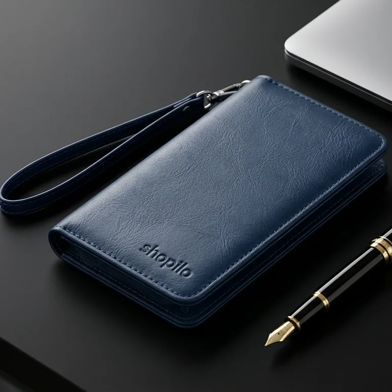 Genuine Cow Leather Ladies Purse - Royal Blue