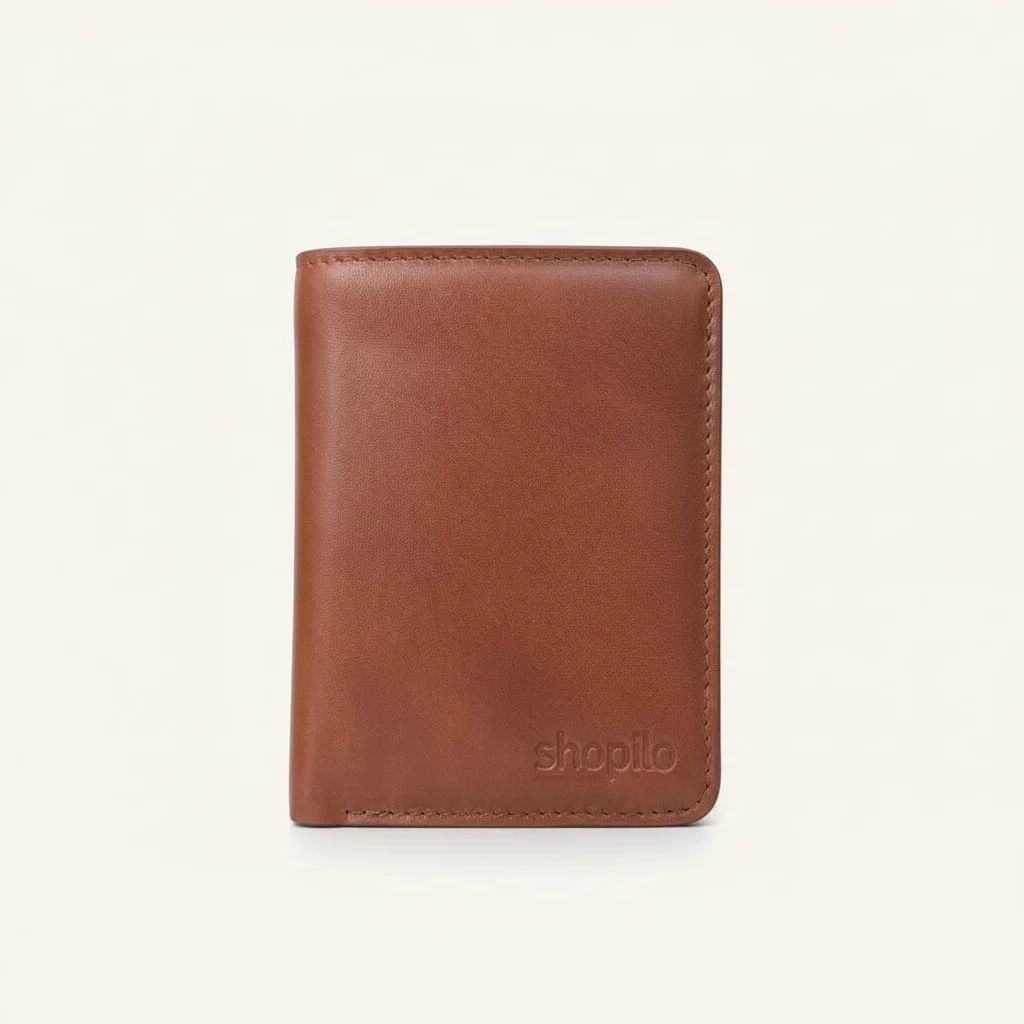 Genuine Leather Loop Short Wallet – Premium Edition