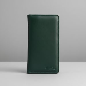 Green || Genuine Leather Long Wallet