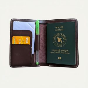 Chocolate || Genuine Leather Passport Holder