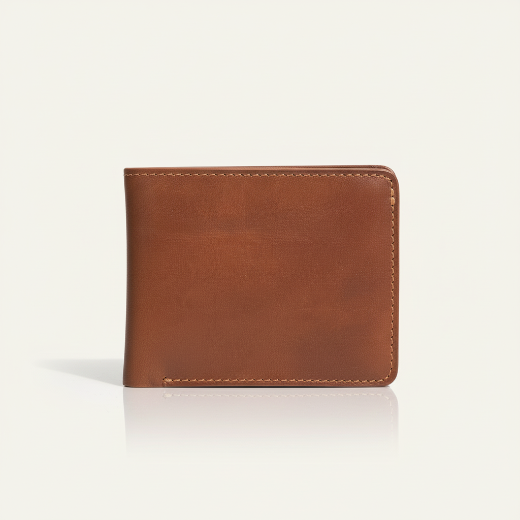 Premium Vaulty Men's Short Wallet (Red Brown) - Image 2