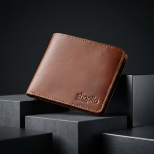 Premium Vaulty Men's Short Wallet (Red Brown)