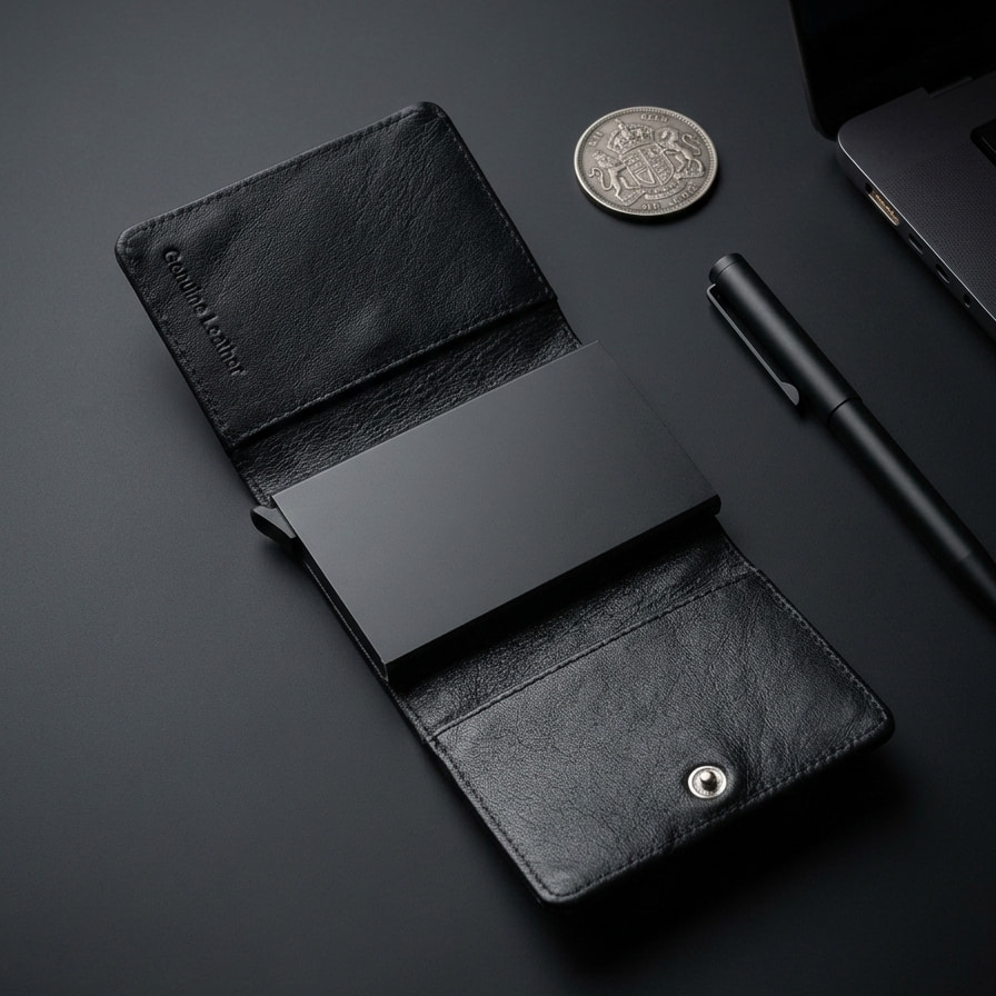NFC Protected Card Holder | Genuine Leather - Image 4