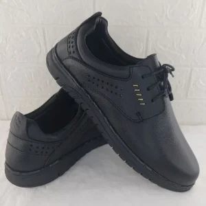 Genuine Leather SNEAKERS by SHOPILO - FULL BLACK